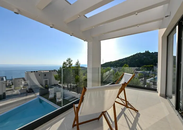 Rosemary West - Heated Infinity Swimming Pool - Jacuzzi - Sea View Μακάρσκα