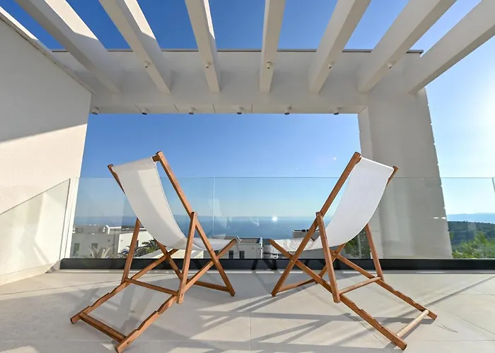 Willa Rosemary West - Heated Infinity Swimming Pool - Jacuzzi - Sea View Makarska